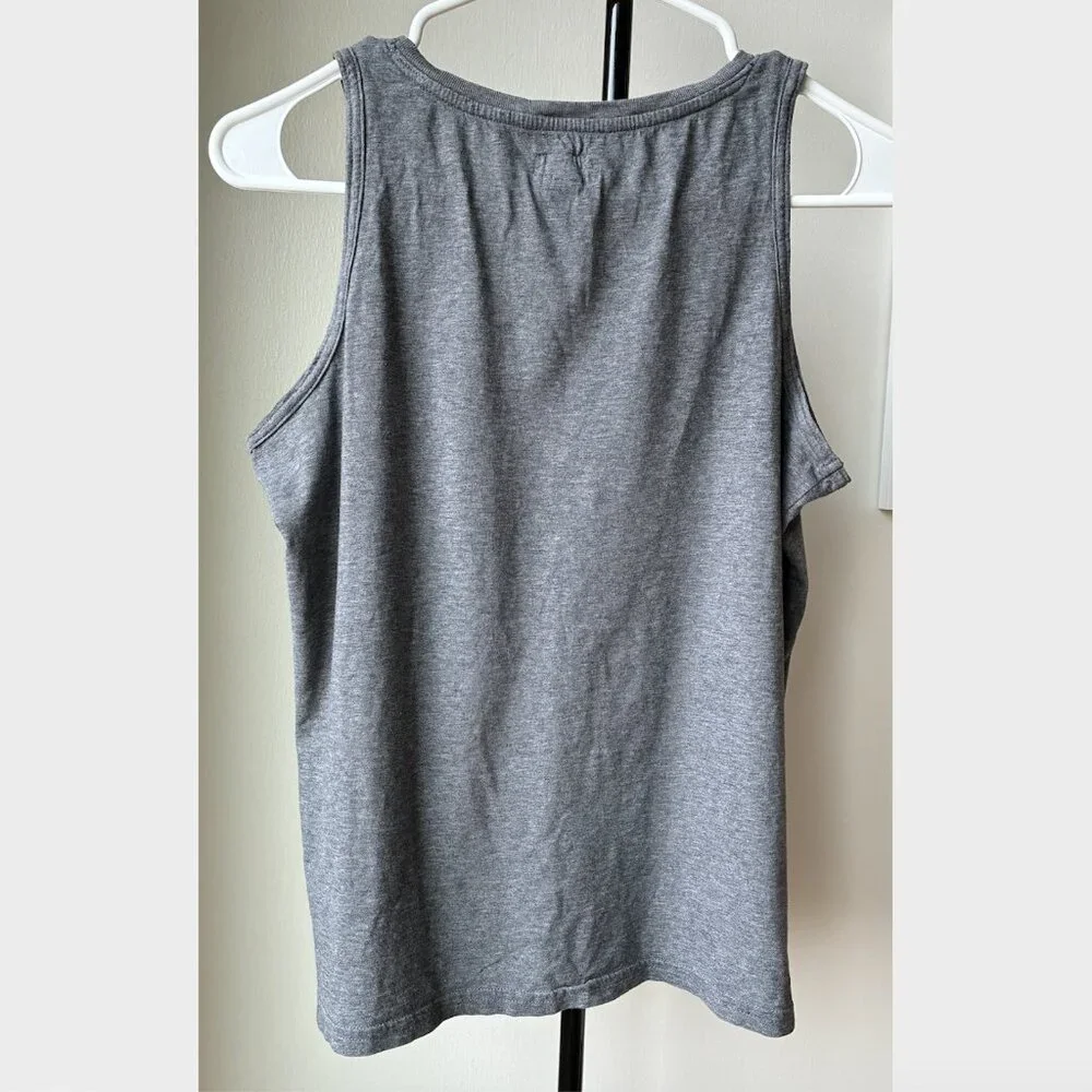 Pact Gray Cotton Tank Top - Size S - Picture 6 of 9